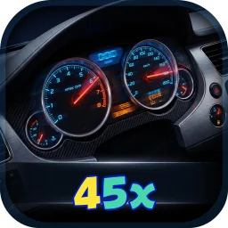 45x
